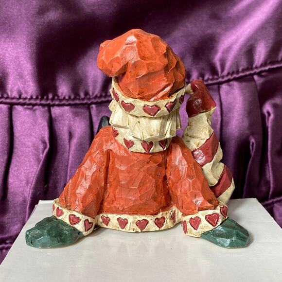 Vintage Santa Clause Ceramic Stocking Hanger Shelf Sitter Decor Primitive Folksy - Picture 6 of 10